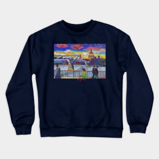 Millennium Bridge London Crewneck Sweatshirt